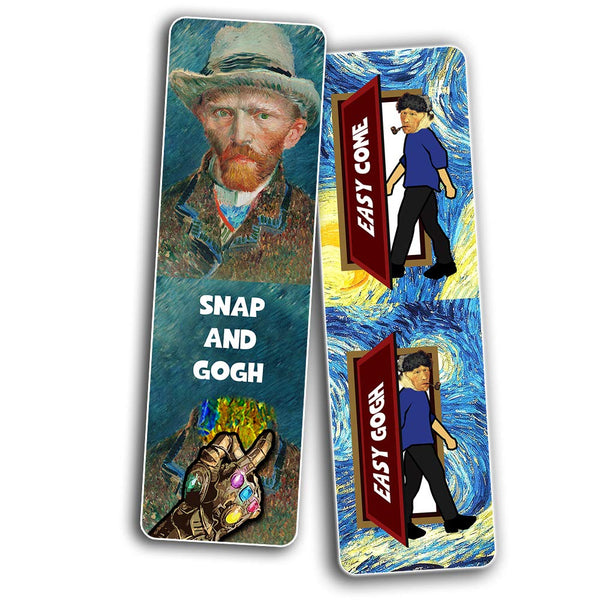 Creanoso Obsessed with Van Gogh Bookmarks Series 2 - Classical Art Impressions Page Clippers