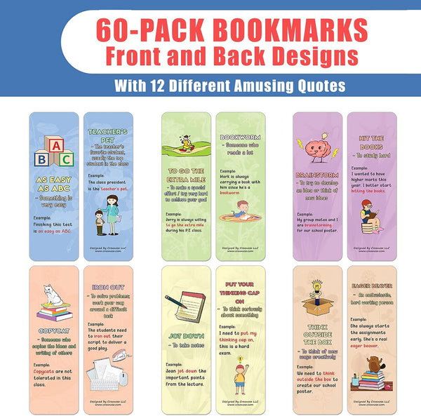 Fun Idioms for Children Series 1 - School Idioms (10-Sets X 6 Cards)