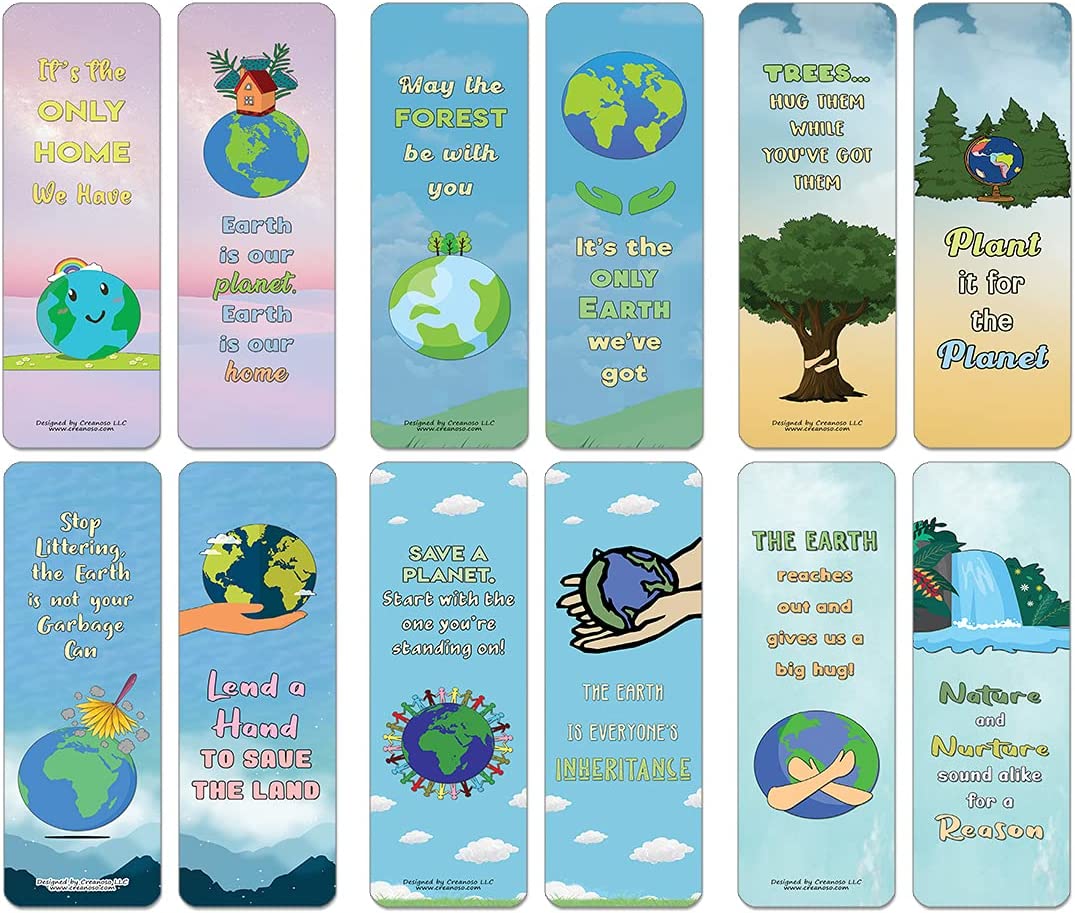Earth is our Home Bookmarks (10-Sets X 6 Cards)