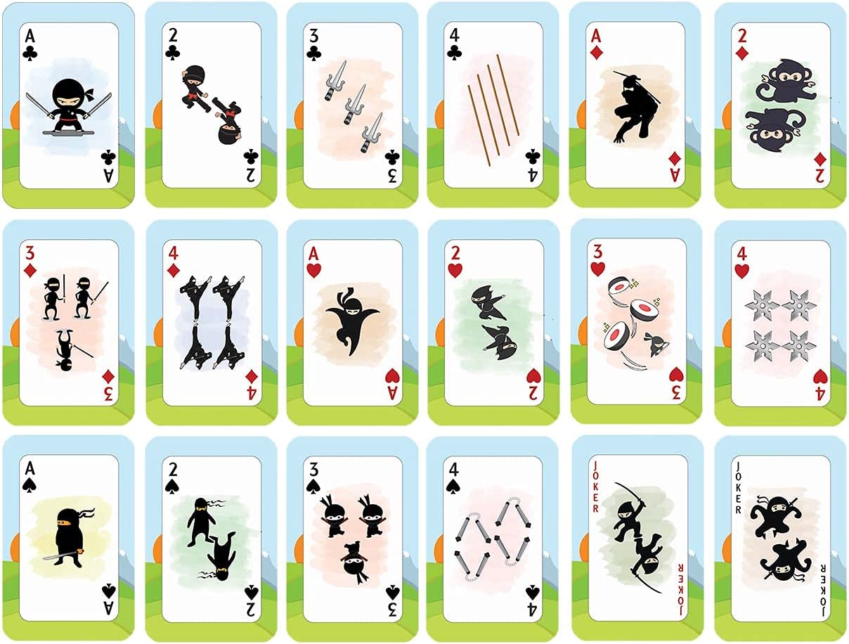 Ninja Playing Cards - (2-Deck X 54 Cards)