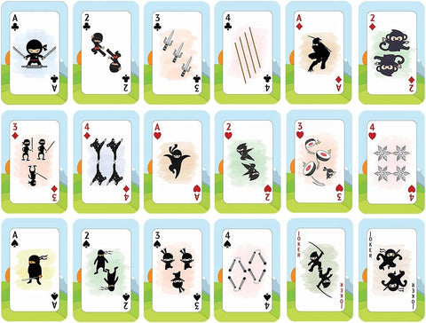 Ninja Playing Cards - (2-Deck X 54 Cards)