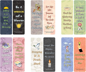 Floral Motivating Bookmarks Series 1 (60-Pack)