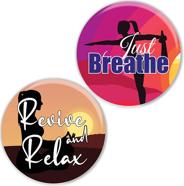 Do Yoga Pinback Buttons Series 1 - Keep Calm (10 Pack)
