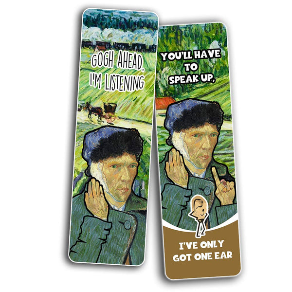 Creanoso Obsessed with Van Gogh Bookmarks Series 2 - Classical Art Impressions Page Clippers