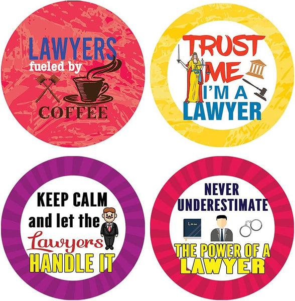 I am a Lawyer Stickers (5-Sets X 16 Cards)