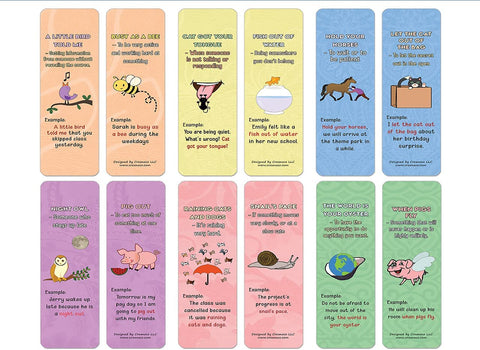 Fun Idioms for Children Series 2 - Animals (10-Sets X 6 Cards)