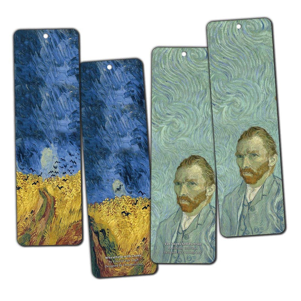 Creanoso Van Gogh Bookmarks (36-Pack) ÃƒÂ¢Ã¢â€šÂ¬Ã¢â‚¬Å“ Cool Book Classical Painting Art Print Decal