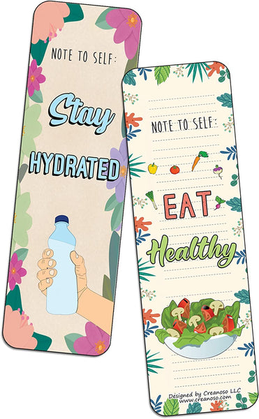 Note to Self: Positive Self Reminders Bookmarks (10-Sets X 6 Cards)
