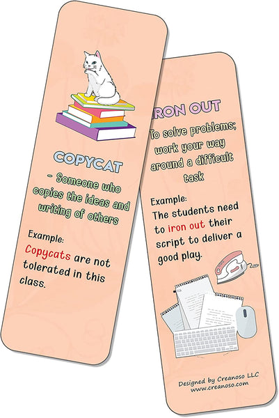 Fun Idioms for Children Series 1 - School Idioms (10-Sets X 6 Cards)
