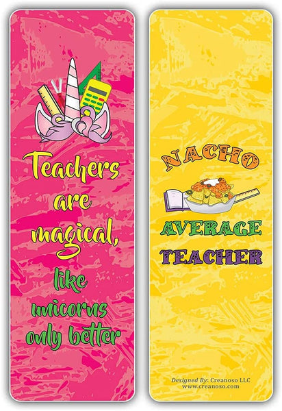 I am a Teacher Bookmarks (2-sets X 6 Cards)