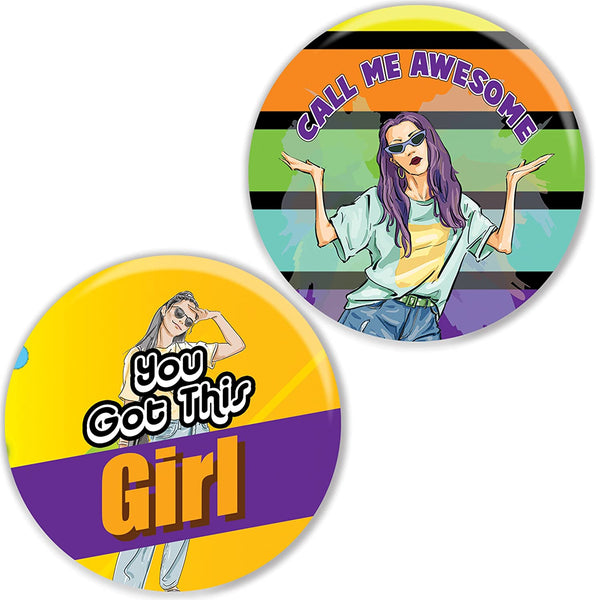 90's Girls Pinback Buttons