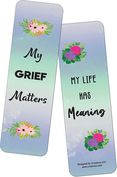 Grief Affirmations Bookmarks (2-Sets X 6 Cards)