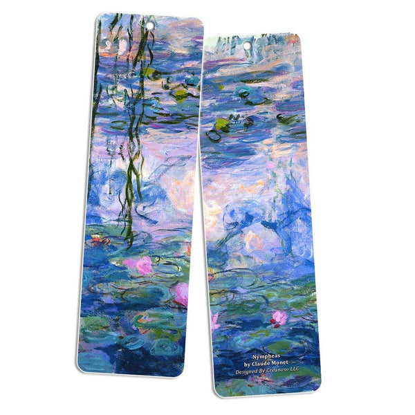 Claude Monet Bookmarks (60-Pack) - Famous Paintings - Bookmarks for Books Men Women Kids Teens