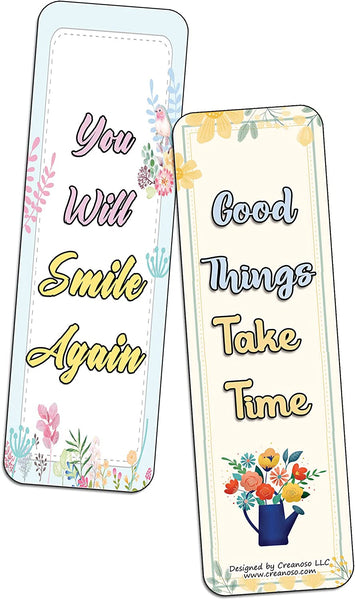 Health Healing and Recovery Inspirational Bookmarks (10-Sets X 6 Cards)