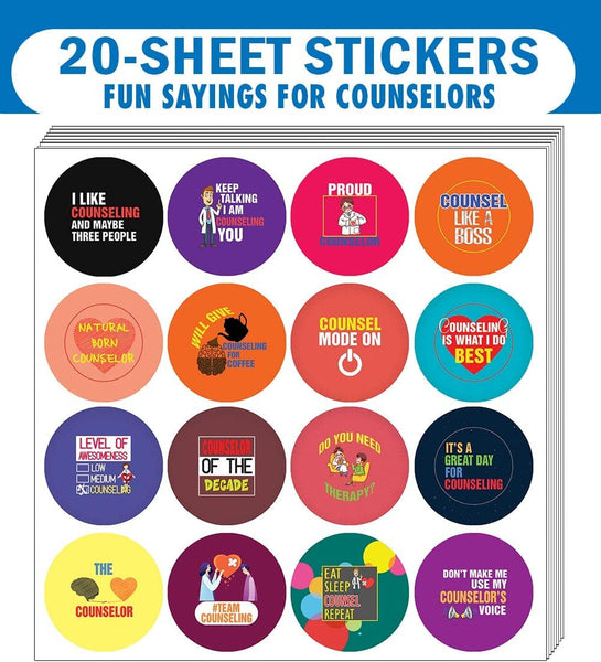 I am a Counselor Stickers (20 Sets X 16 Designs)