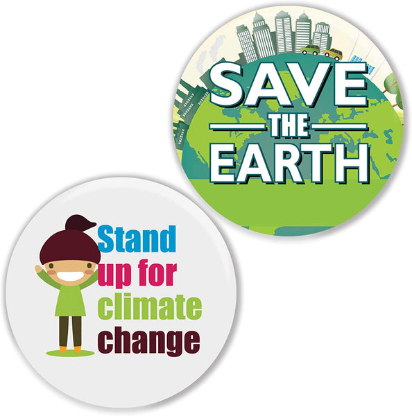 Stop Global Warming Pinback Buttons (10 Pack)