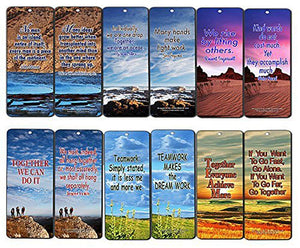 Creanoso Team Spirit Bookmarks Cards (60-Pack) - Sports Marketing Gifts Ideas - Wall Decal Decor