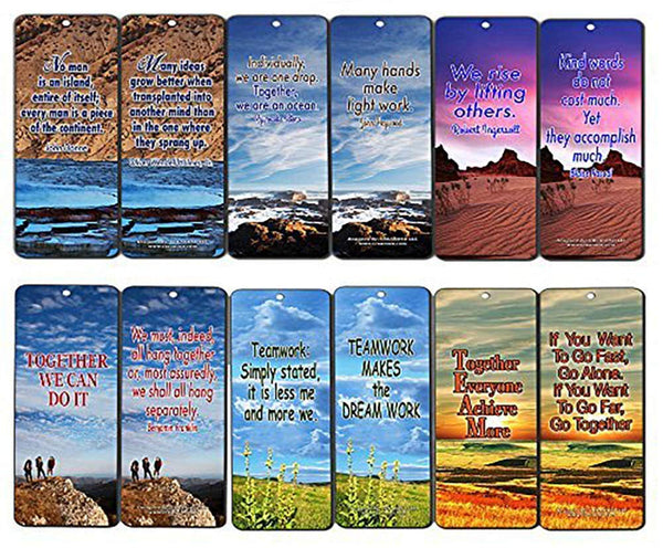 Creanoso Team Spirit Bookmarks Cards (60-Pack) - Sports Marketing Gifts Ideas - Wall Decal Decor