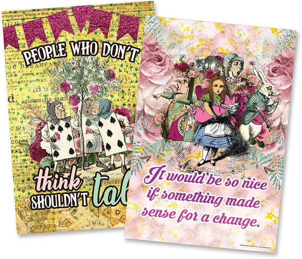 Alice in Wonderland Decor Posters (24 - Pack)