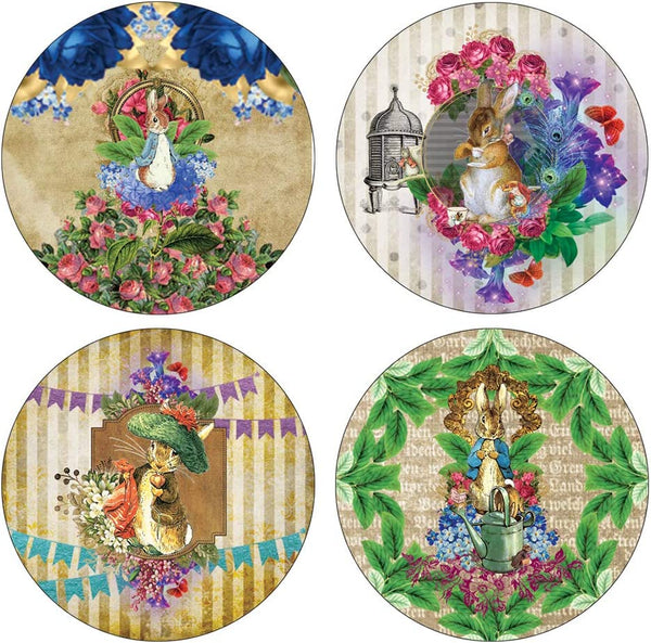 Peter Rabbit Stickers (5 Sheet) - Stocking Stuffers Premium Quality Gift Ideas for Children, Teens, Adults - Corporate Giveaways & Party Favors