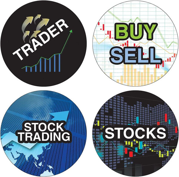 Stock Trading Stickers (5 Sets X 16 Designs)