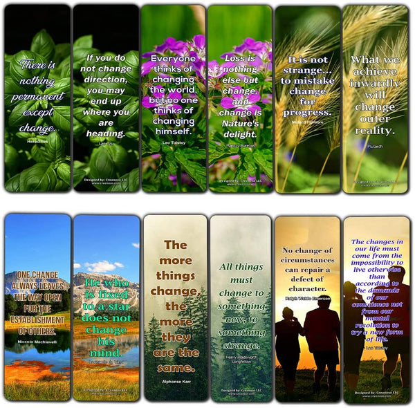Brilliant Quotes To Inspire Positive Change Bookmarks (60-Pack)