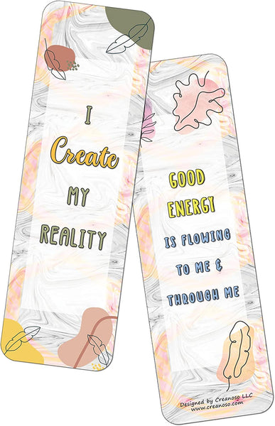 Positive Manifestation Bookmarks (2-Sets X 6 Cards)