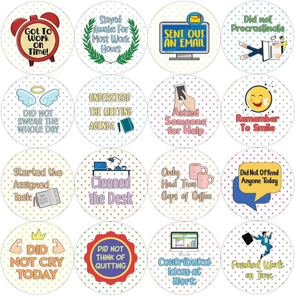 Creanoso Work Merit Rewards Stickers (10-Sheet) - Classroom Reward Incentives for Students and Children - Stocking Stuffers Party Favors & Giveaways for Teens & Adults