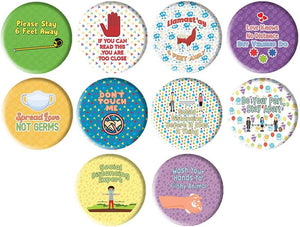 Funny Social Distancing Pinbuttons