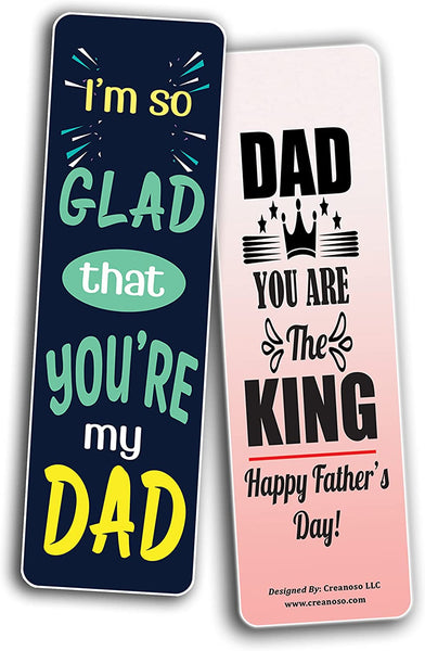 Father's Appreciation and Father's Day Bookmarks (10-Sets X 6 Cards)