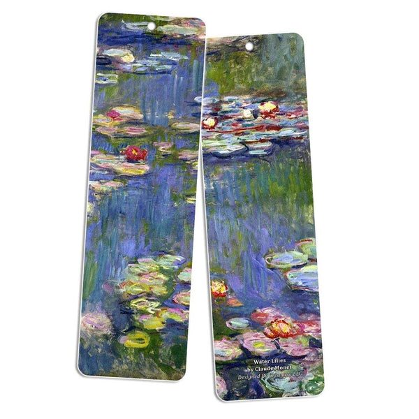 Claude Monet Bookmarks (60-Pack) - Famous Paintings - Bookmarks for Books Men Women Kids Teens