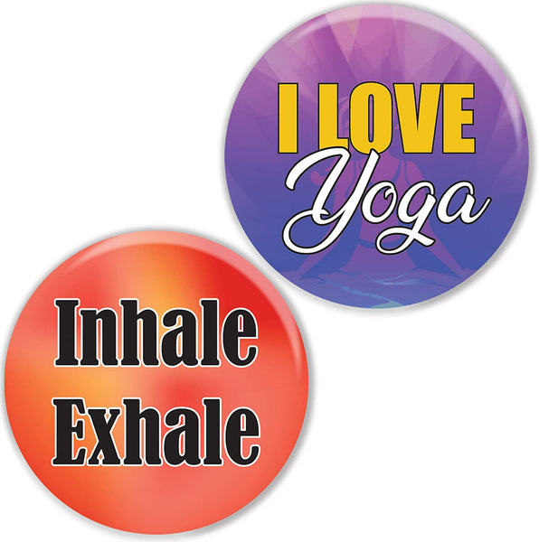 Do Yoga Pinback Buttons Series 1 - Keep Calm (10 Pack)