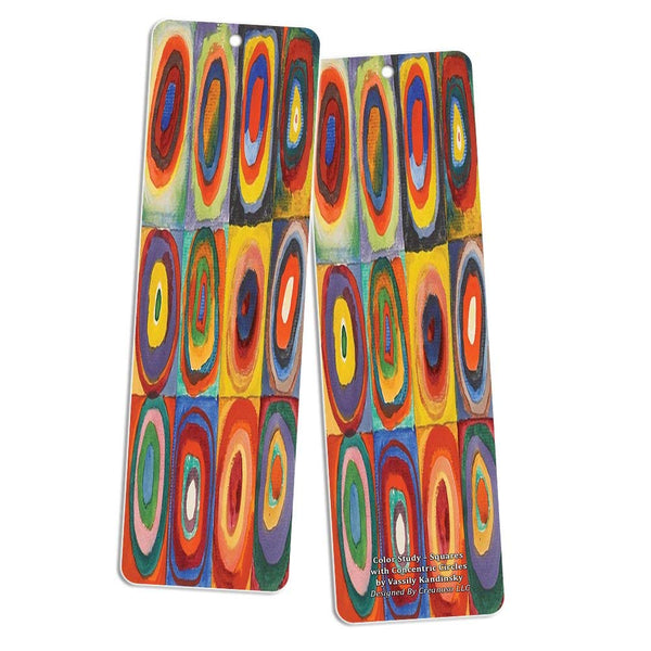 Creanoso Famous Art Bookmarks (12-Pack) - Famous Painting Collection Pack - Great Gift Ideas