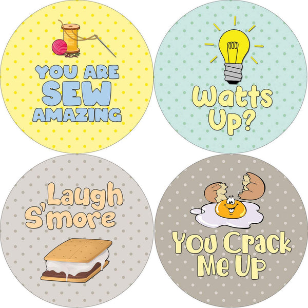 Inspiring Puns Stickers (5-Sheet)