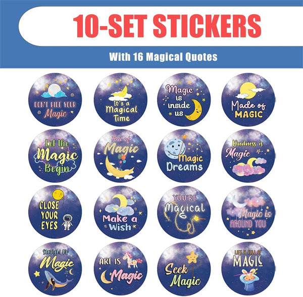 Awesome Magical Stickers (10 Sets X 16 Designs)