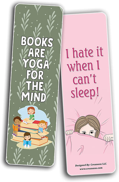 Read More Sleep less Bookmark (2-sets X 6 Cards)