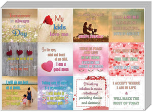 Creanoso Word of Affirmation Stickers for Moms (20-Sheet) â€“ Funny Gift Stickers â€“ Premium Gift Ideas for Mothers, Mommies, Women â€“ Positive Quote Sayings Wall Table Surface DÃ©cor Art Decal