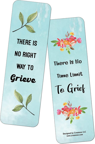 Grief Affirmations Bookmarks (2-Sets X 6 Cards)