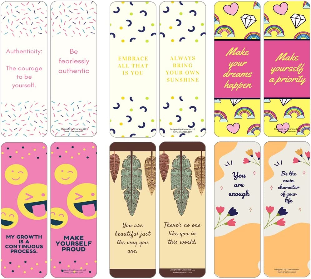 Self-Love and Care Bookmarks Series 2 (5-Sets X 6 Cards)