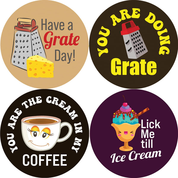 Funny Meal Sticker (5 Sets X 16 Designs)