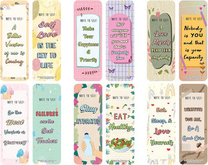 Note to Self: Positive Self Reminders Bookmarks (10-Sets X 6 Cards)