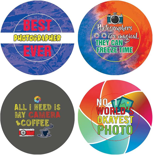 I am a Photographer Stickers (5 Sets X 16 Designs)