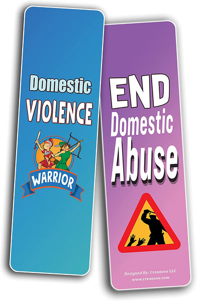 Domestic Violence Bookmarks (2-Sets X 6 Cards)