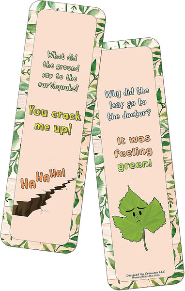 Funny Earth Jokes Bookmarks (2-Sets X 6 Cards)