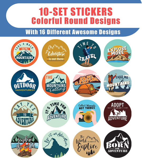 Creative Adventure Sticker (10 Sets X 16 Designs)