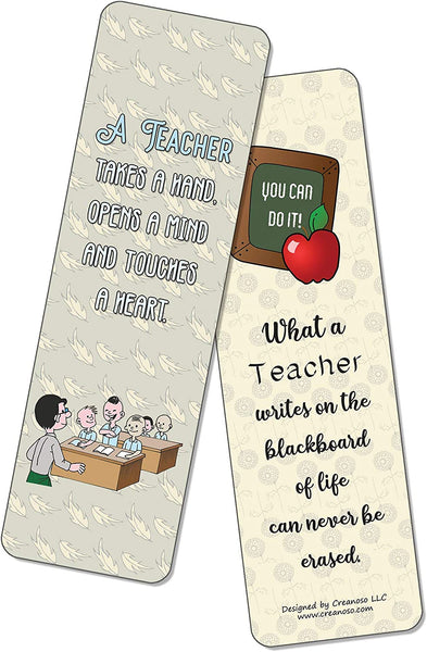 Teacher Appreciation Bookmarks (60-Packs)