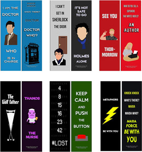 Creanoso Funny Series 3 Bookmarks Ã¢â‚¬â€œ Cinema and Movie Jokes (60-Pack) Ã¢â‚¬â€œSilly and Hilarious Book Page Clippers Set Ã¢â‚¬â€œ Book Reading Rewards Incentives Gift Ideas Ã¢â‚¬â€œ Movie Giveaways for Cinema Lovers