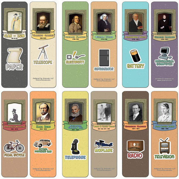 Creanoso Famous Historical African Americans Series 2 Bookmark Cards (30-Pack) Ã¢â‚¬â€œ Learning Reading Bookmarks Collection Set Ã¢â‚¬â€œ Stocking Stuffers for Young Men & Women, Students Ã¢â‚¬â€œ Classroom Incentives
