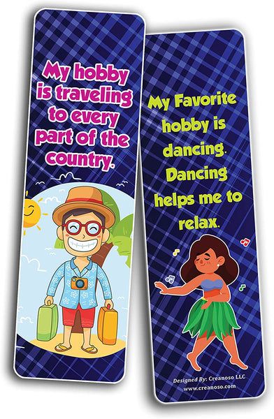 My Hobbies Bookmarks (2-Sets X 6 Cards)