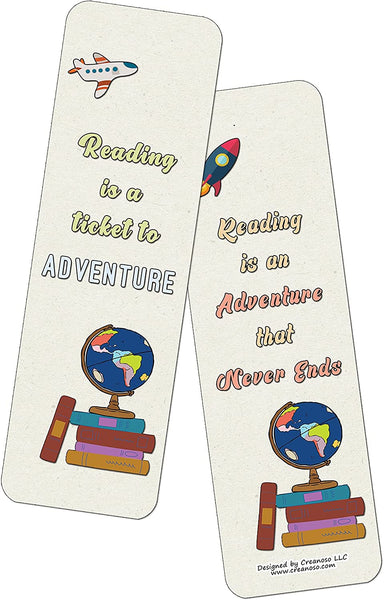 Book Adventure Bookmarks (5-sets X 6 Cards)